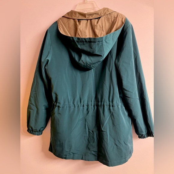 Women’s Hooded Jacket/Coat, Medium, Dk Teal, Removable Lining, Giacca - Picture 5 of 8